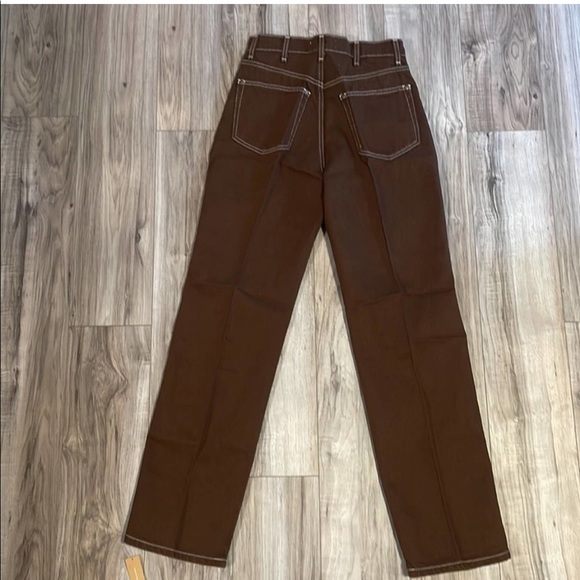Reformation Jeans Chocolate Brown Cowboy Jeans size 31 - Picture 5 of 10